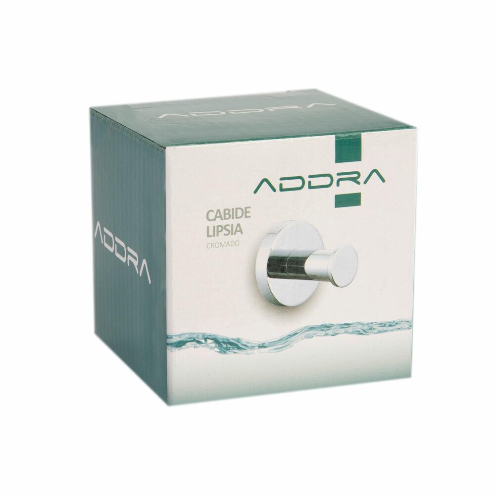 Cabide para Banheiro Fonte Cromado Addra