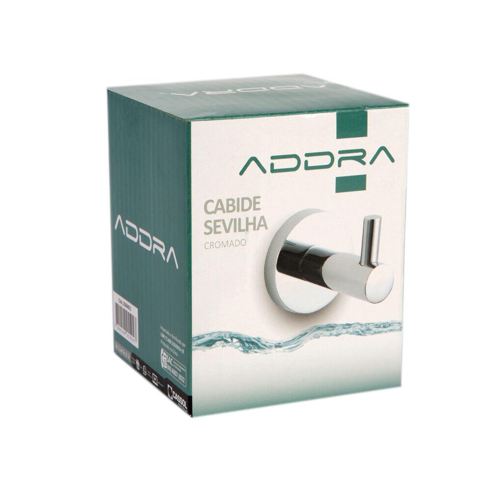 Cabide para Banheiro  Lyn Cromado Addra