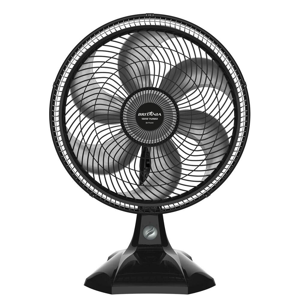 Ventilador Mesa 40cm Bvt400 Preto Britânia