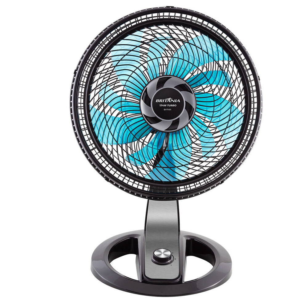 Ventilador Mesa 10 Pás Bvt491 Preto 127v Britânia