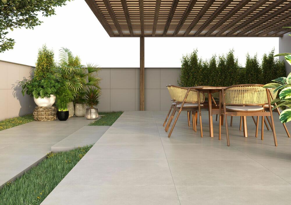 Porcelanato Cimento Retificado Externo 84x84 Eliane
