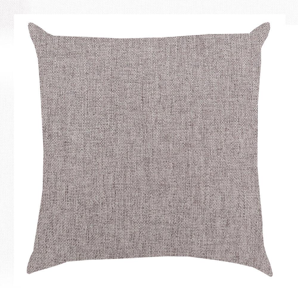 Almofada 43x43cm Saturno Chocolate Linho Diagonal