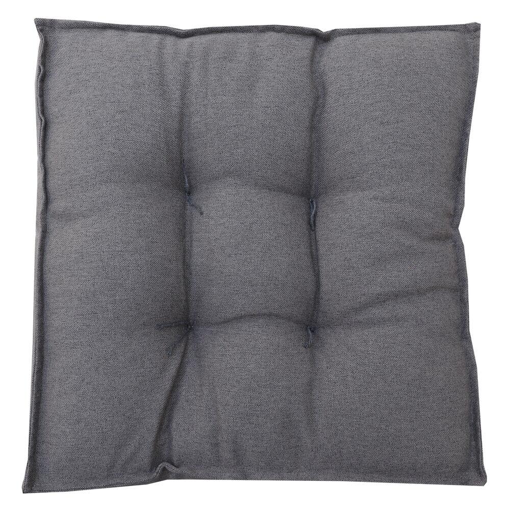 Almofada Futton 45x45cm Saturno Cinza Chumbo Linho Diagonal