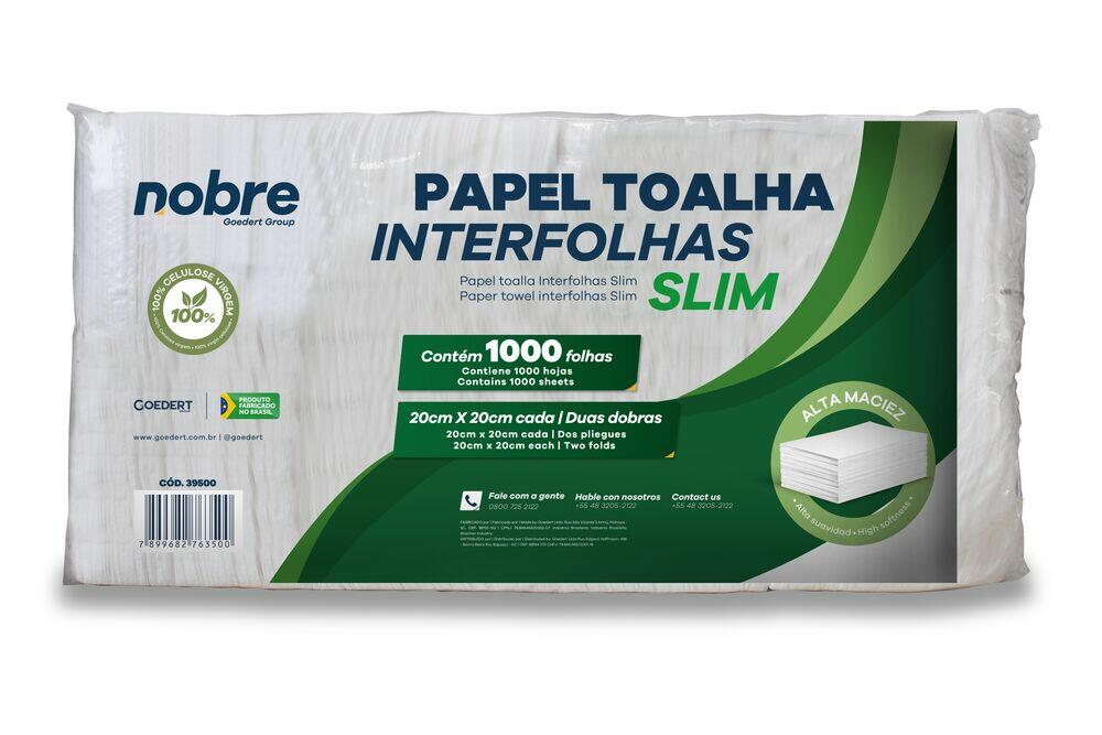 Papel Toalha 1000fls Interfolha Branco Goedert