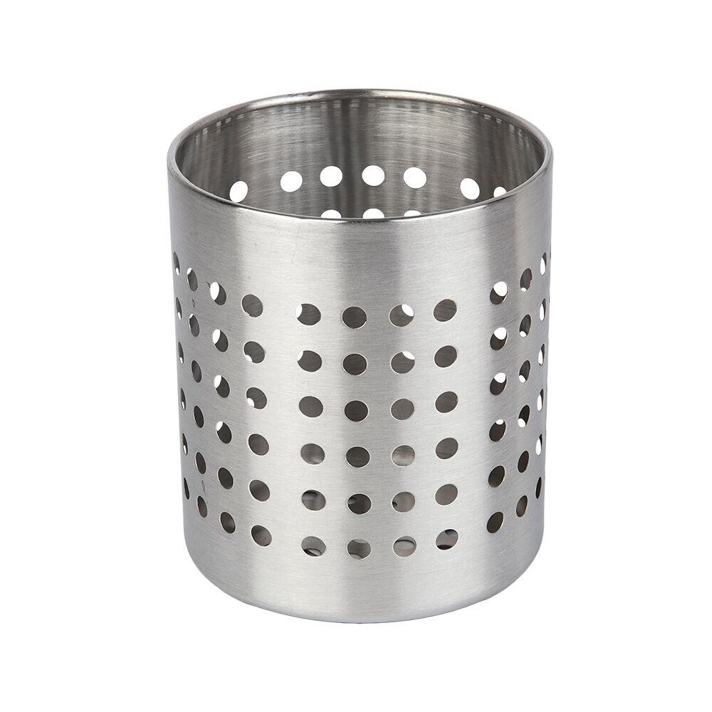 Porta Utensílios 1,3L Hina Inox Redonda Casa&Ideia