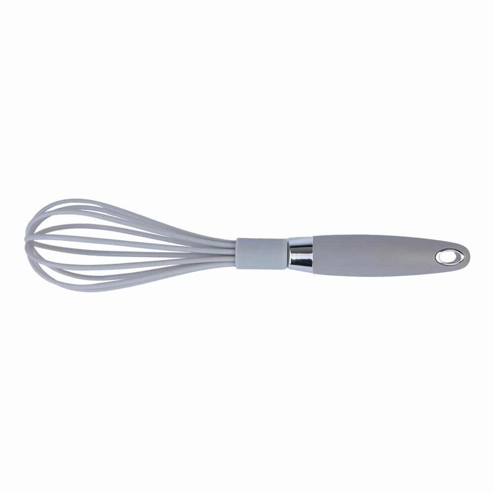 Batedor Manual 30cm Fouet Cinza Casa&ideia