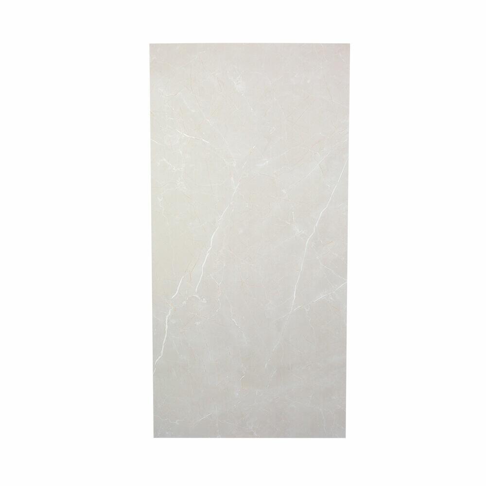 Porcelanato Fluence Branco Retificado Polido 60x120 Málaga