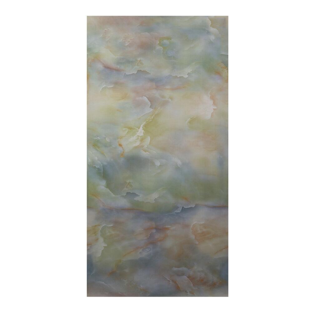 Porcelanato Mint Onyx Amarelo Azul Retificado Polido 80X160 Málaga