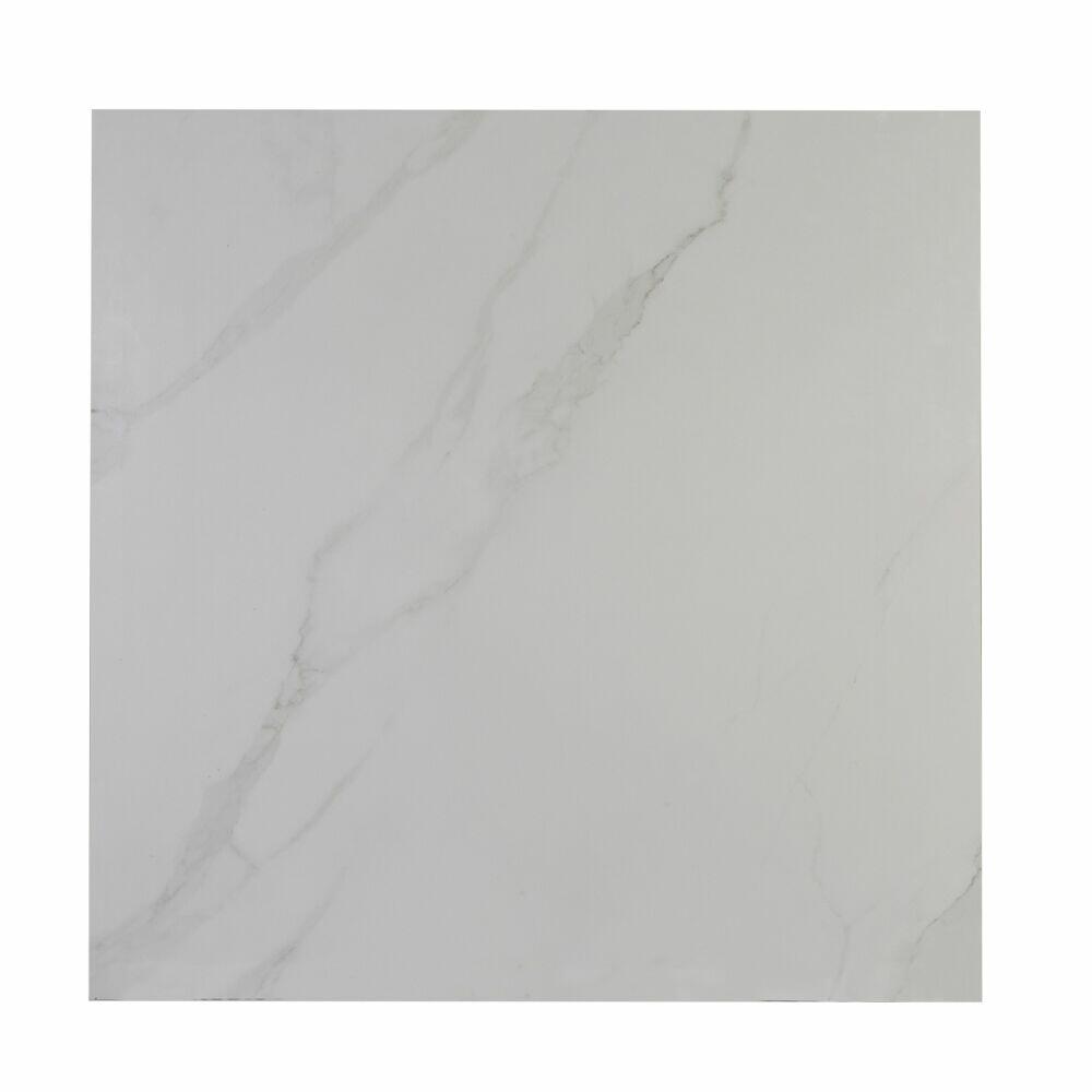 Porcelanato Statuario Marmorizado Retificado Polido 120x120 Málaga