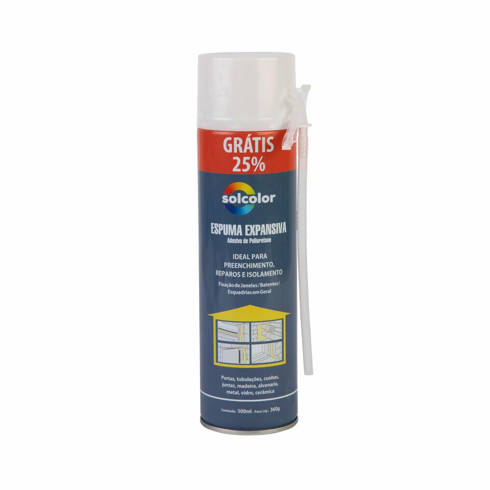 Espuma Expansiva 500ml Branco Solcolor