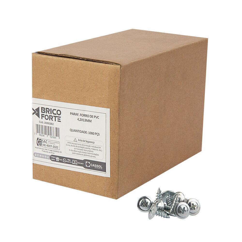 Parafuso Forro de PVC 4,2x13mm 1000pcs Brico Forte