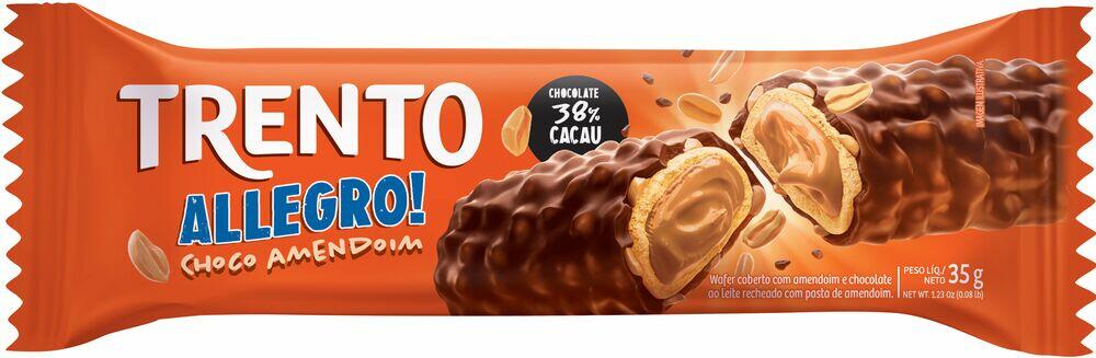 CHOCOLATE 35G  TRENTO ALLEGRO CHOC . C/AMENDOIM