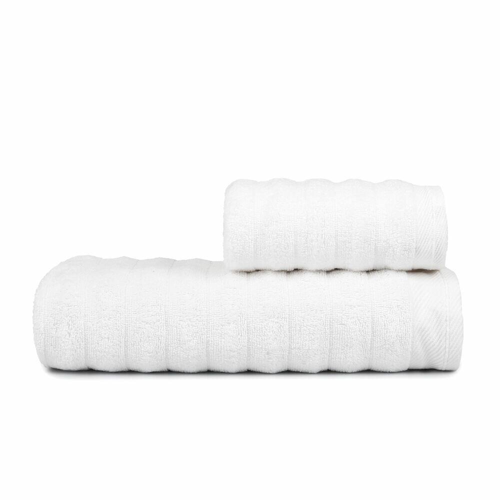 Jogo de Toalhas 2 Peças Aura Off White Atlântica