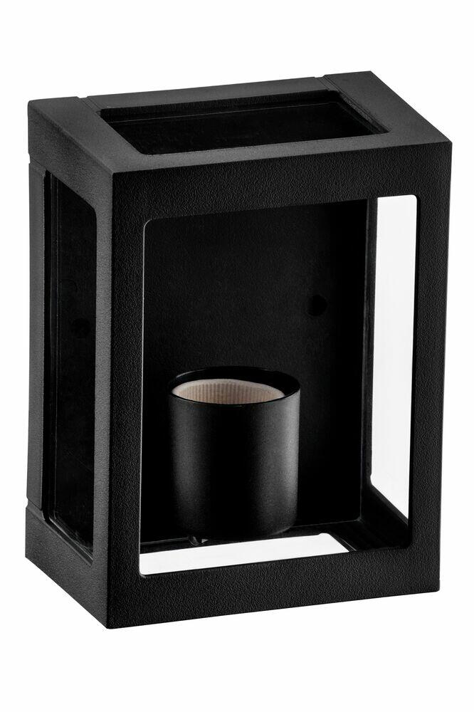 Arandela 1 Lâmpada Linha Onix Preto E27 Dital