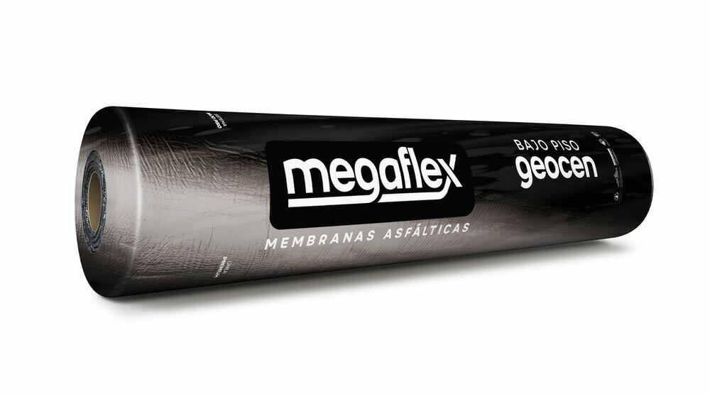 Manta Asfáltica 1mx10x4mm Geocen Poliéster Preto Sem Alumínio Megaflex