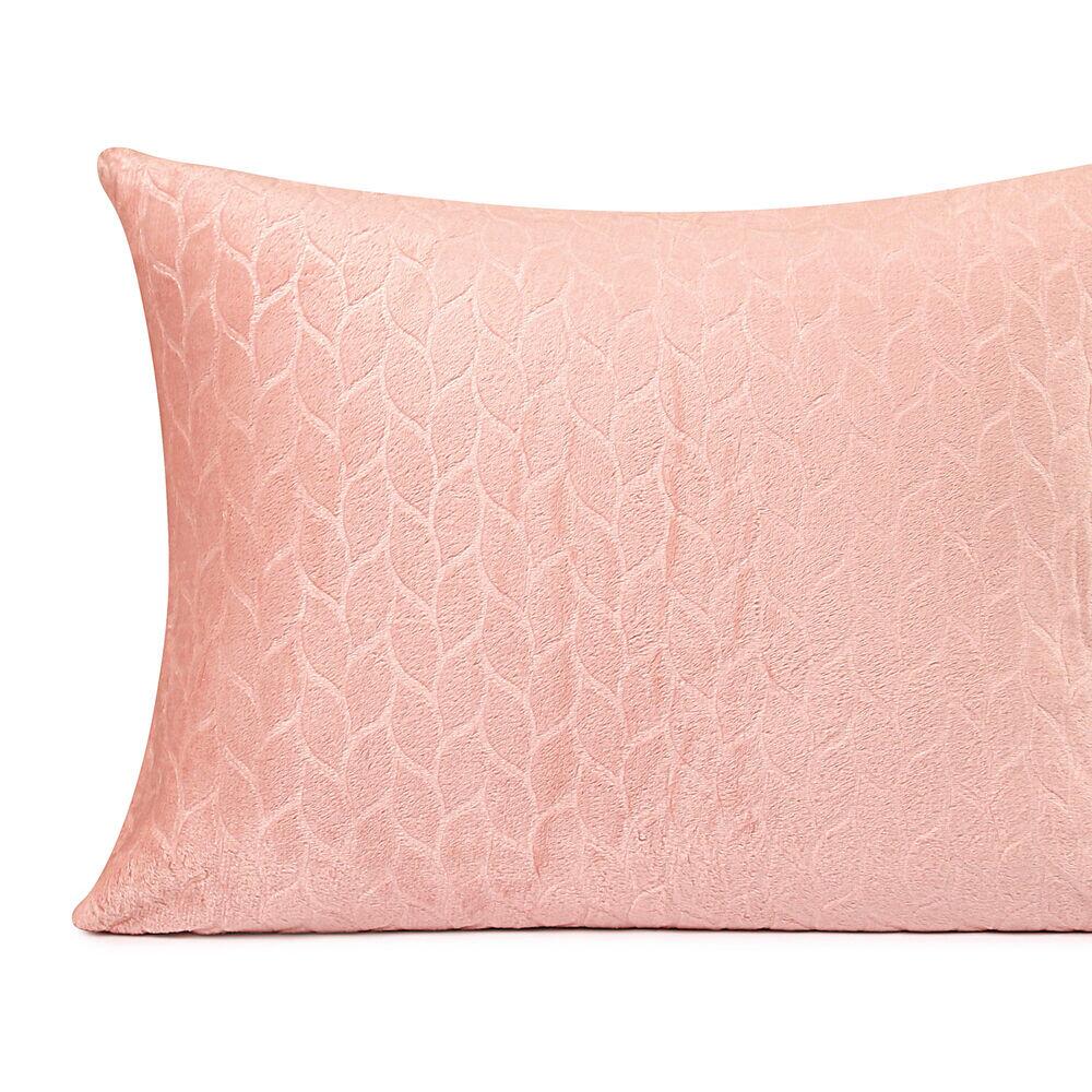 Jogo de Cama Solteiro 2 Peças Texturizado Rosa Microfibra Atlântica