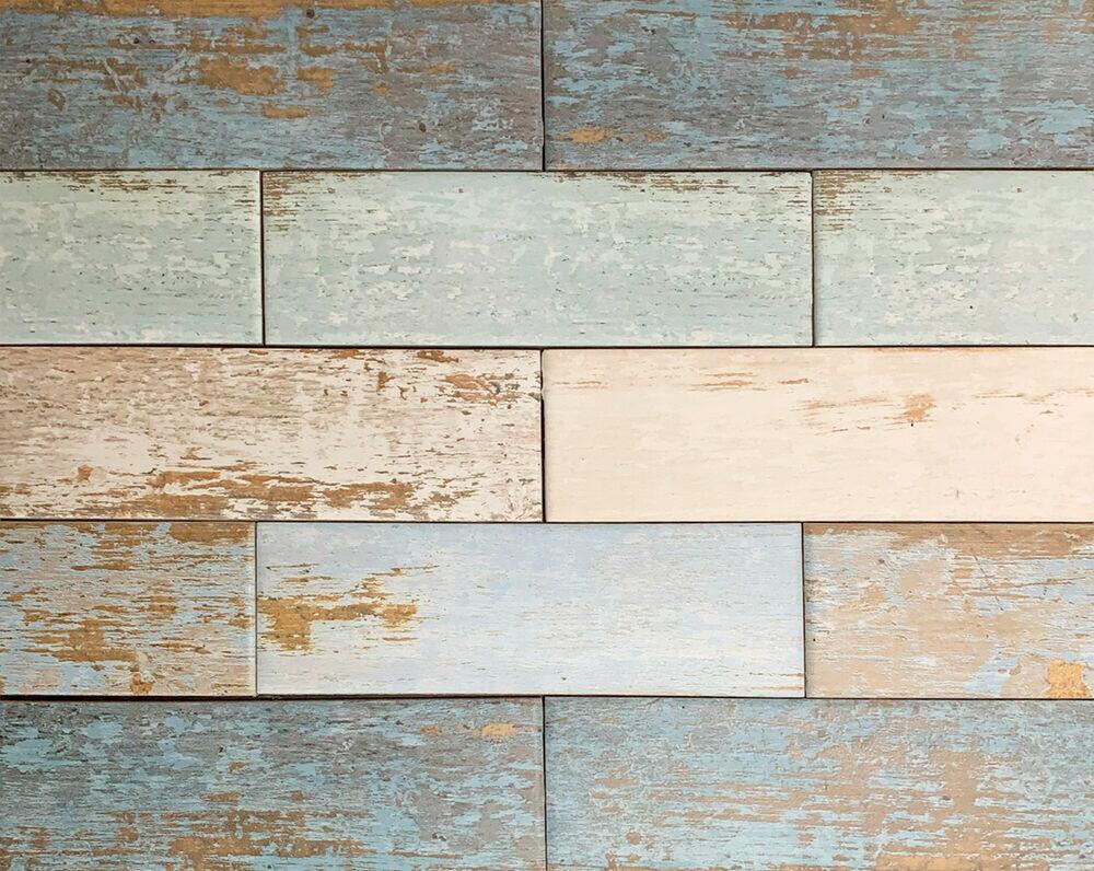 Porcelanato Bk722/306 Brick Wood Colo Verde Extra Bold Acetinado 7x22 Gabriella