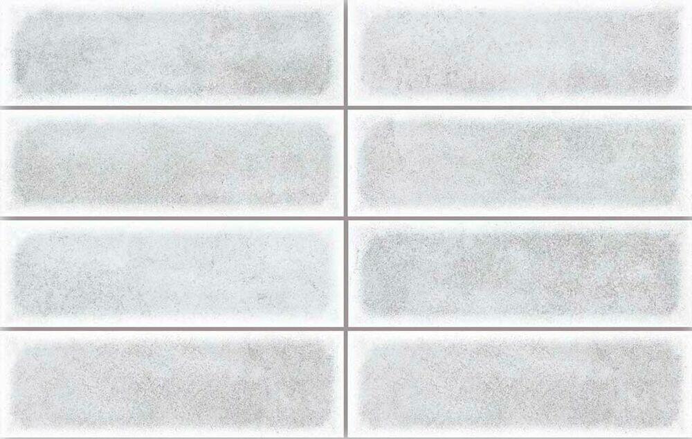 Porcelanato Bk722/404 Brick Deep White Bold Brilhante 7x22 Gabriella