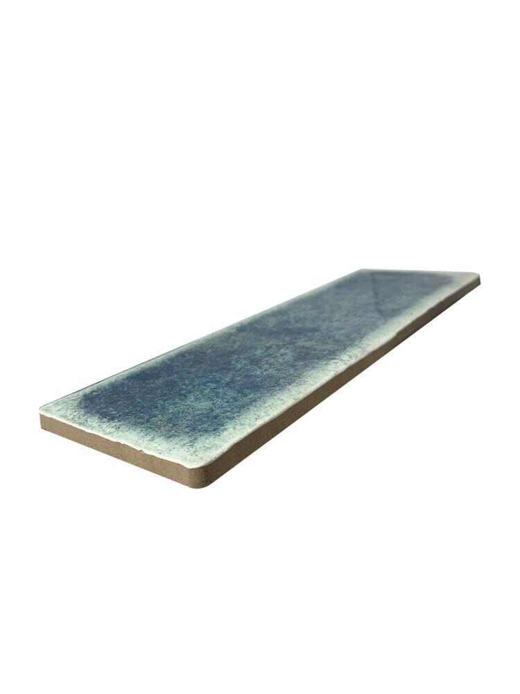 Porcelanato Bk722/402 Brick Deep Branco Green Bold Brilhante 7x22 Gabriella