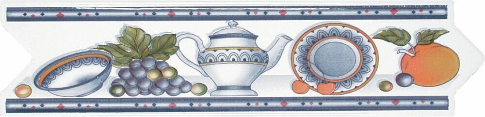 Faixa Decorativa 8,5x33 Gld2126 Branco Cinza Gabrielle