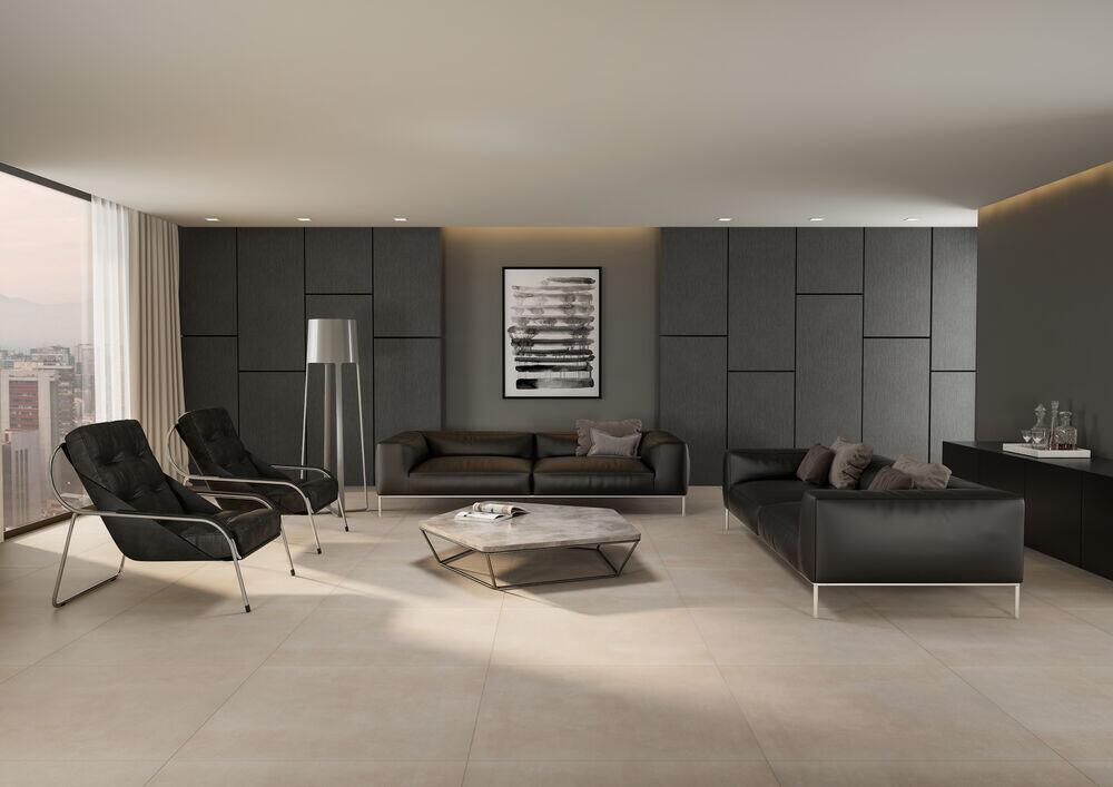 Porcelanato Hit Gris Extra  Retificado Natural 120x120 Portobello