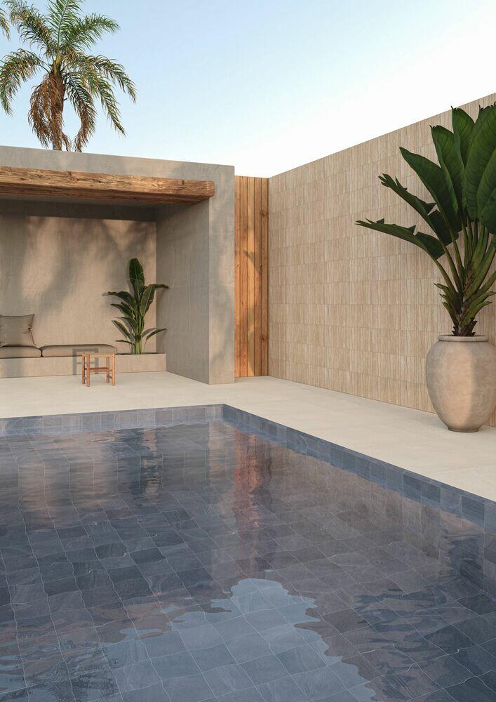 Porcelanato Cite Ita Ardosia Calcario Retificado Externo 90X90cm Eliane