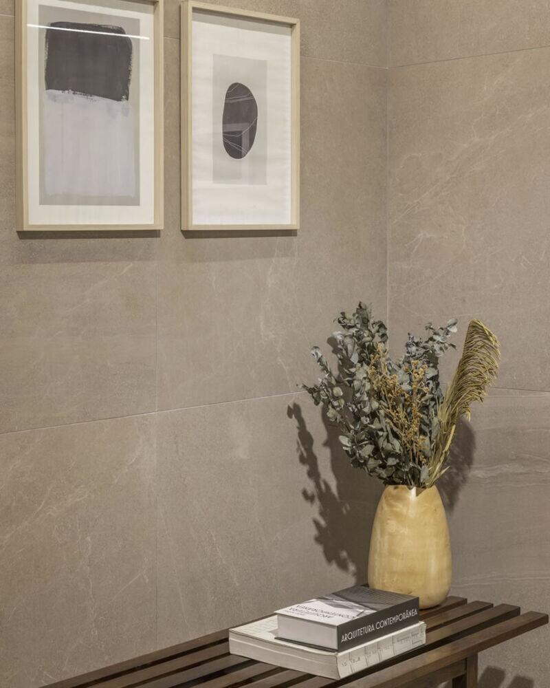 Porcelanato Gobi Greige Retificado Polido 84x84 Eliane