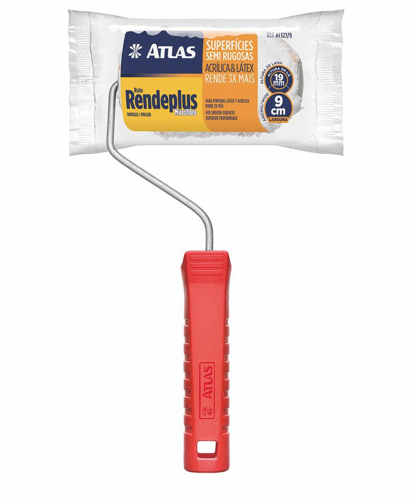 Rolo Lã 9cm Rendeplus Branco Atlas
