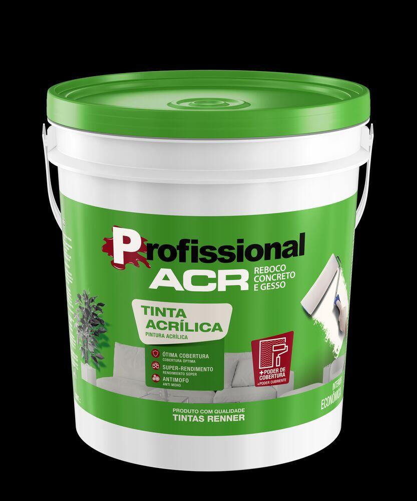 Tinta Acrílica 16L Profissional Pérola Fosco Renner