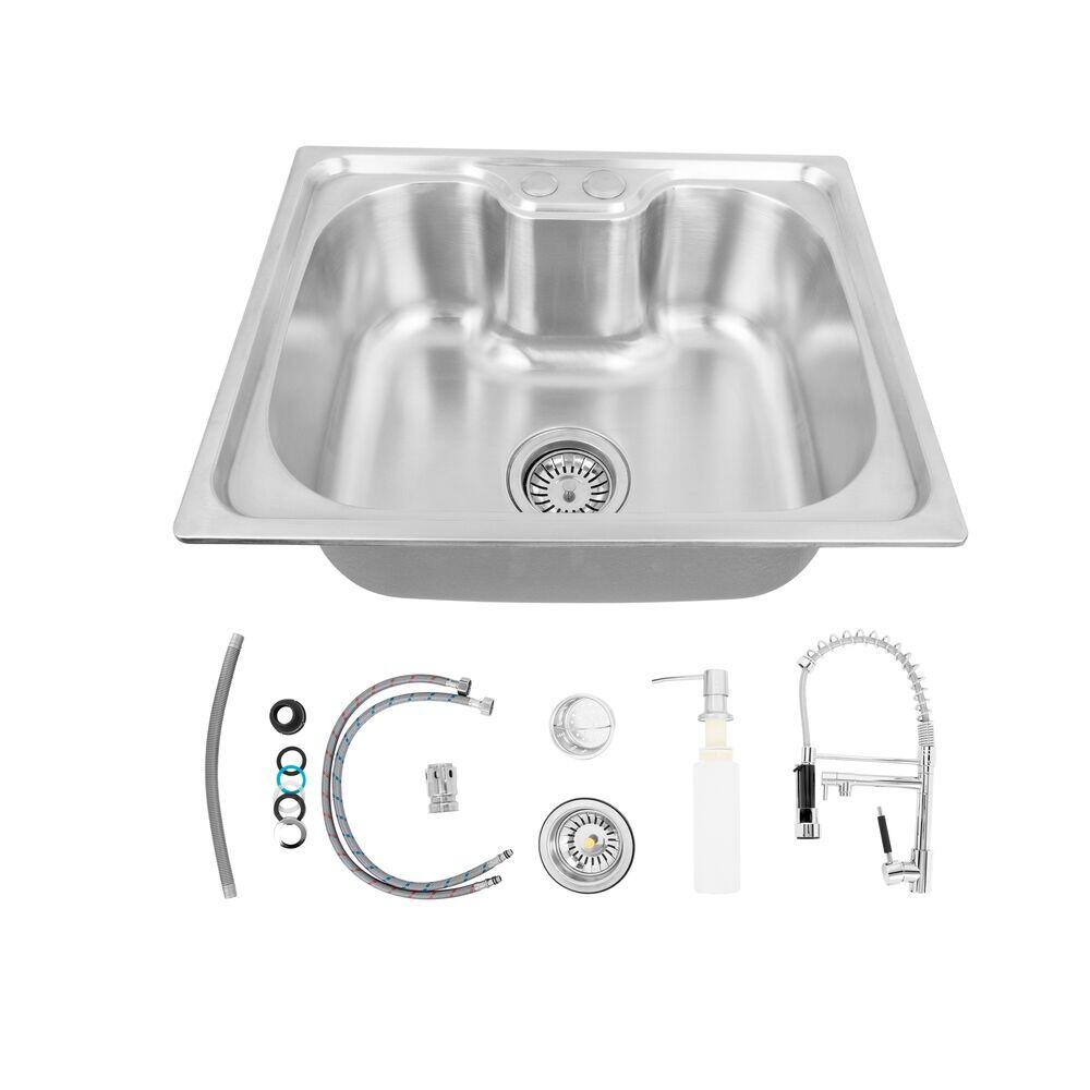Kit Cuba para Cozinha de Embutir Gourmet com Misturador e Acessórios Aço Inox Addra