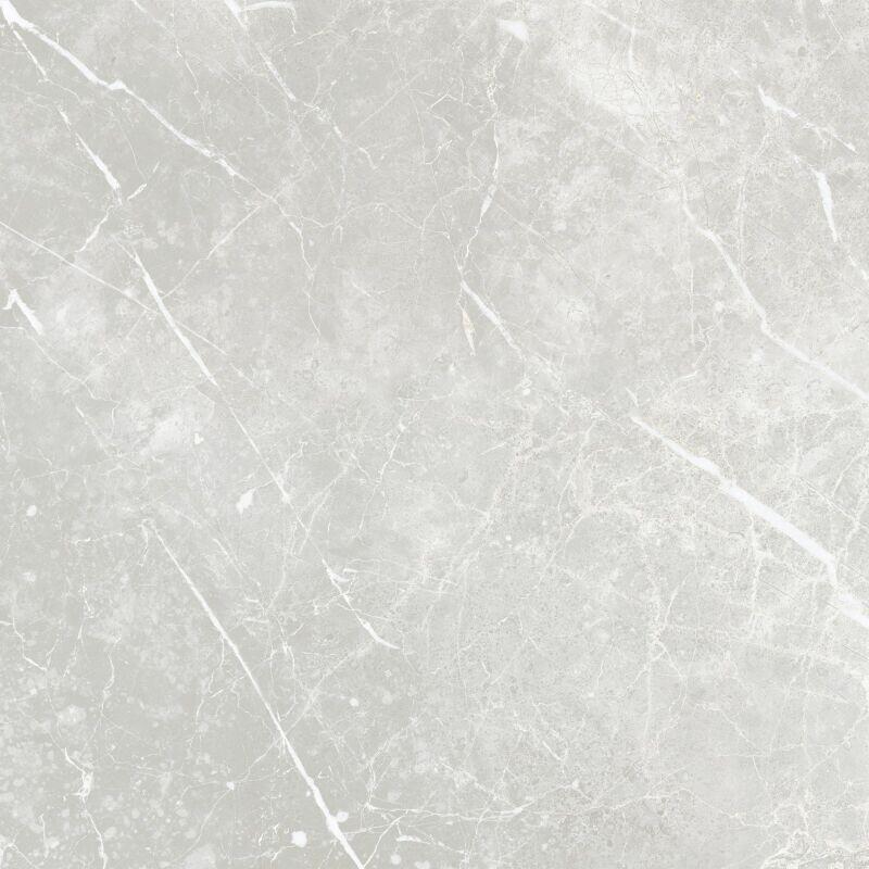 Piso Cerâmico Botticino Guara Cinza Arabesco Bold Brilhante 60,5x60,5 Ilhabella