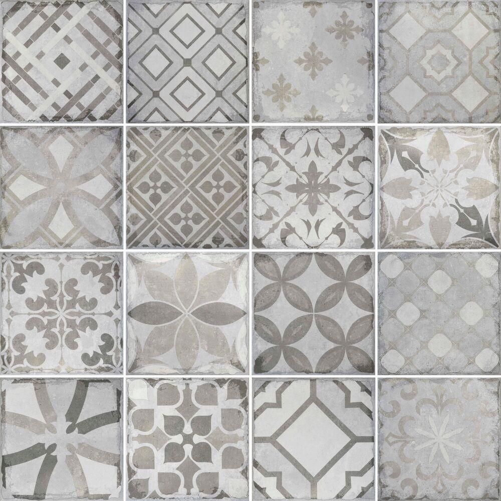 Porcelanato Pd15/201mt Classic Marrom Bold Mate 15x15 Gabriella