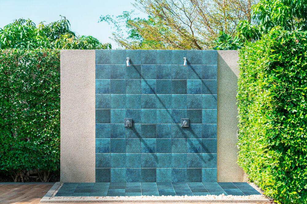 Porcelanato Hij/azmt Hijau Mat Azul Bold Acetinado 20x20 Gabriella