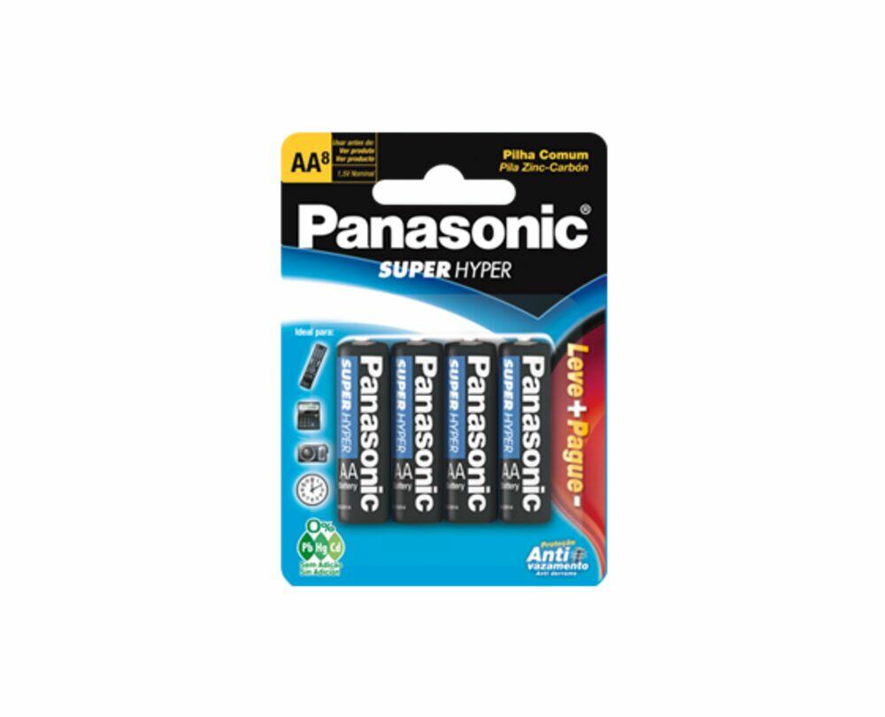 PILHA 8PCS ZINCO AA LV+PG- . .