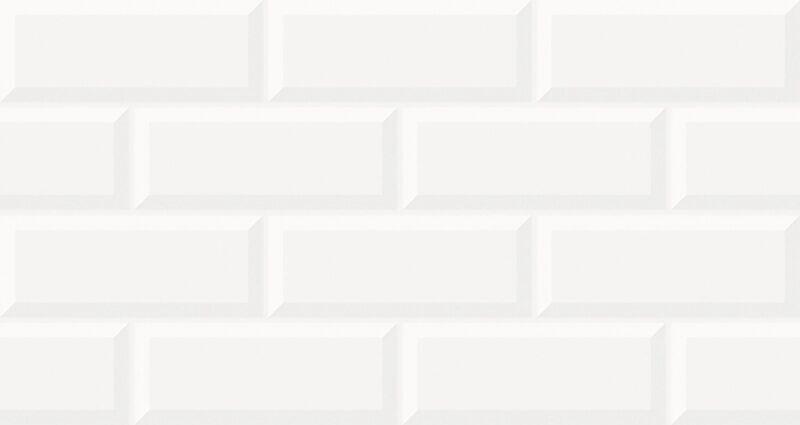 Revestimento Parede Brique Decore Branco Bold Brilhante 32x60 Ilhabella