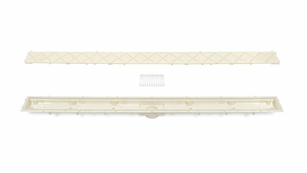 Ralo Linear Oculto 70,3x4,5x3,9cm 2621 Branco Multicerto