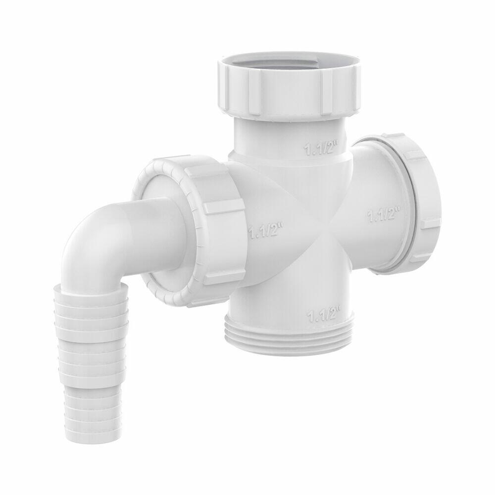 Adaptador para Maquina Lavar Conexão Branco Blukit