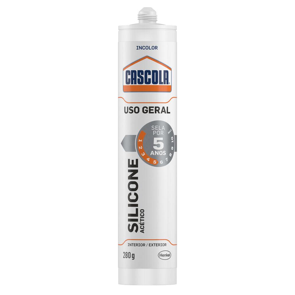 Silicone 280gr Uso Geral Acetico Incolor Henkel