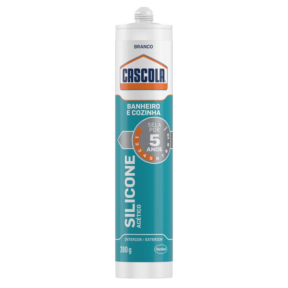 Silicone Banheiro e Cozinha Acetico Branco 280gr Henkel