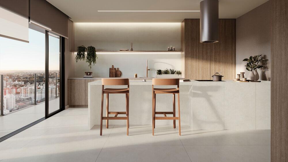 Porcelanato York Beige Retificado Natural 58,4x117 Portinari