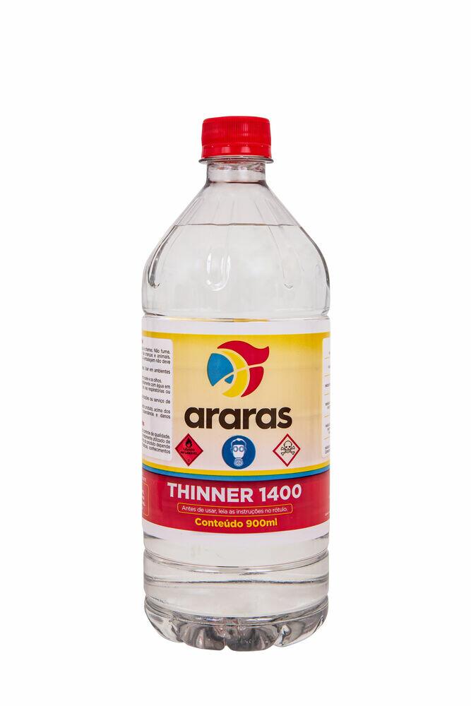 Thinner Garrafa Pet Incolor 900ml Araras Química