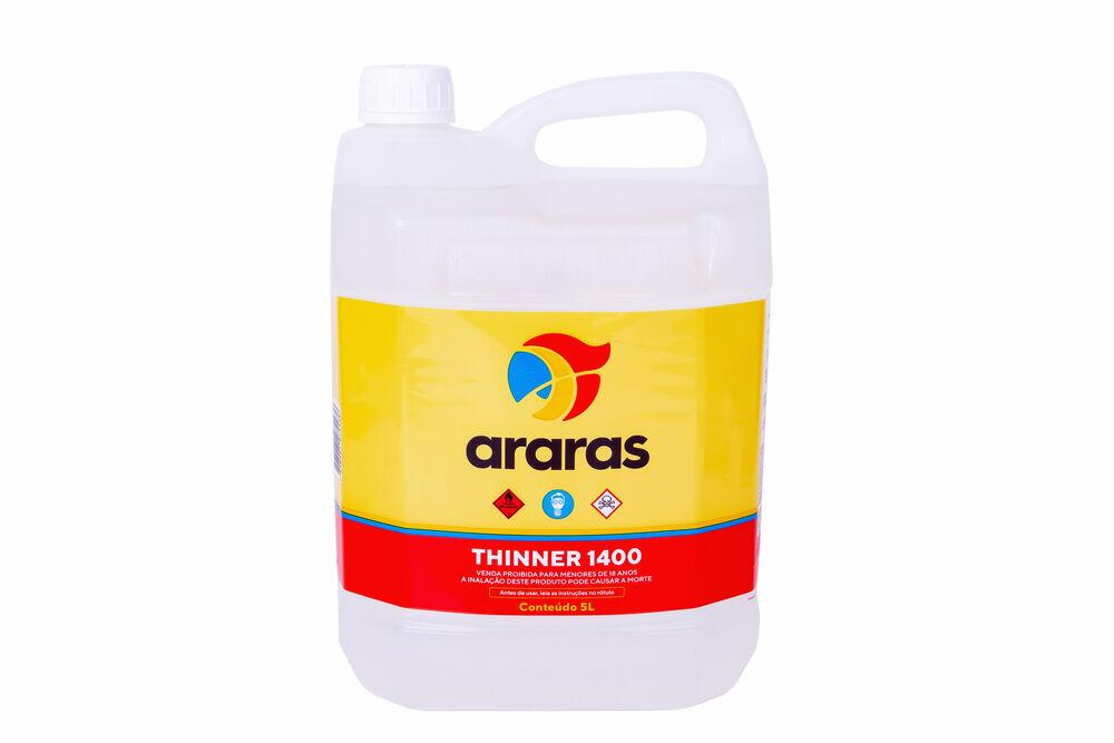 Thinner 5,0l Garrafa Pet Incolor Araras Química