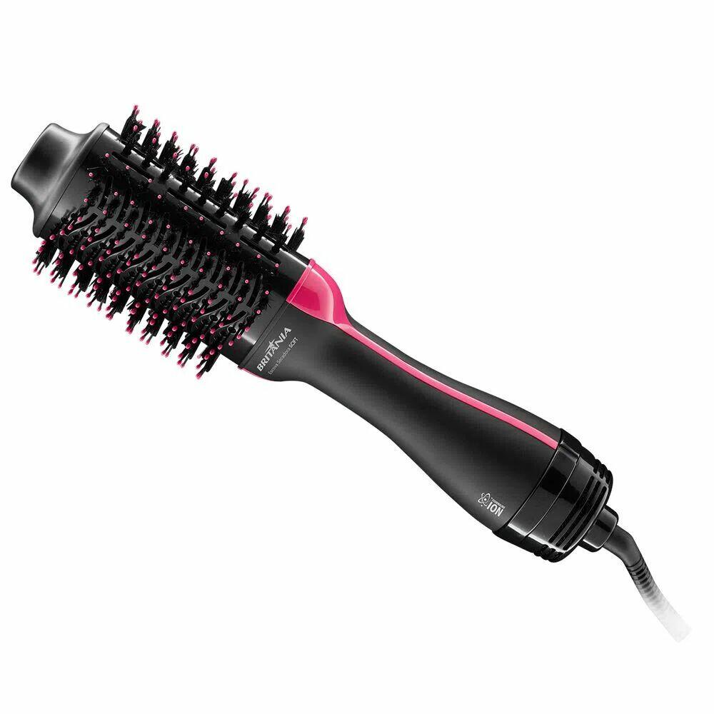 Escova Secadora 1300W BEC02 Preto Rosa Bivolt Britânia