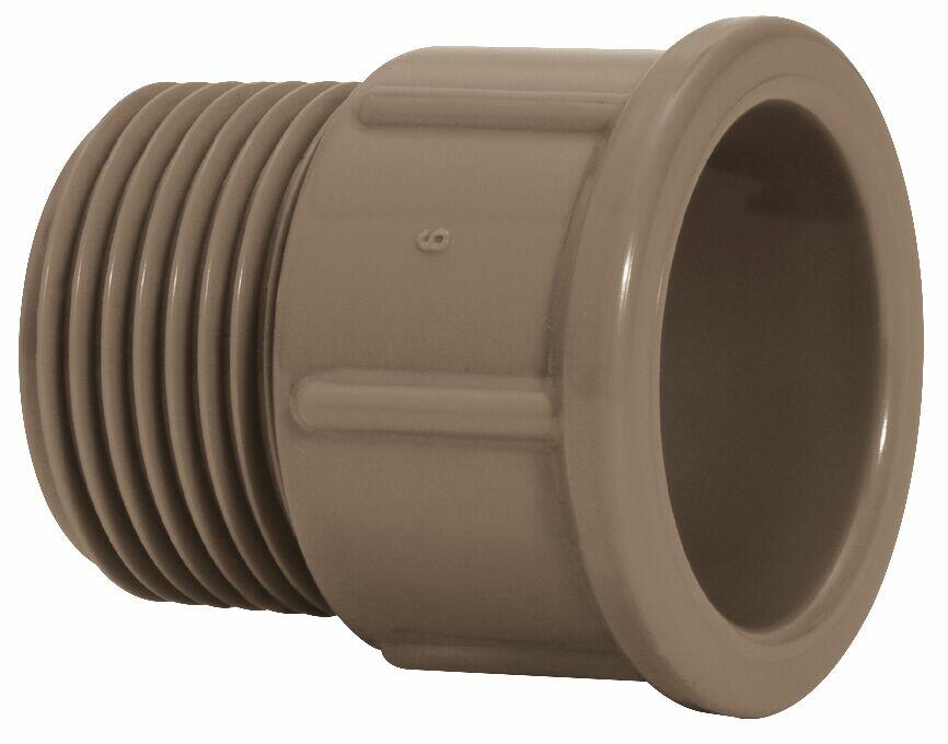 Adaptador Curto 40mm Pvc Soldável Marrom Amanco