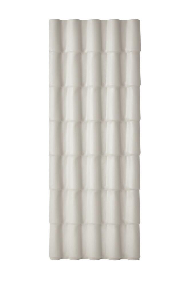 Telha PVC 0,86x2,30mx2mm Colonial Concreto Tubozan