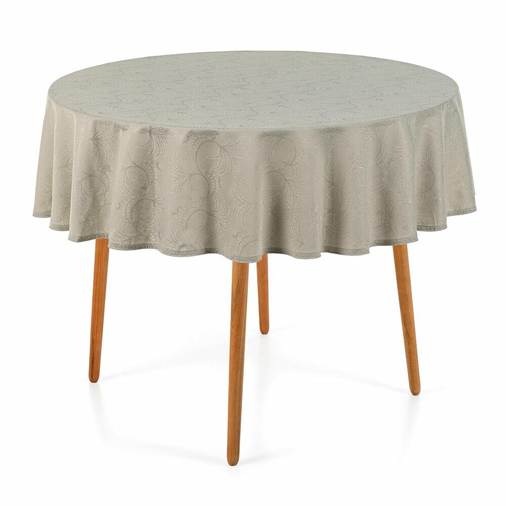 Toalha Mesa 160cm Melli Cinza Karsten