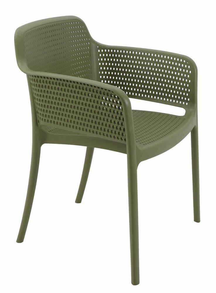 Poltrona Plástico Gabriela Verde Oliva Tramontina