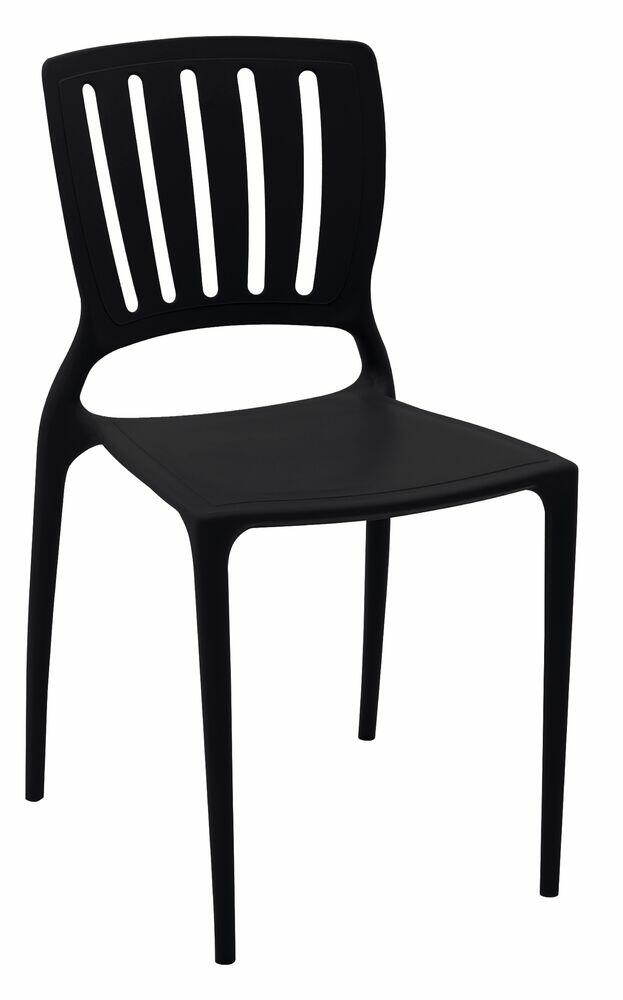 Cadeira Plastico Manu Preto Tramontina