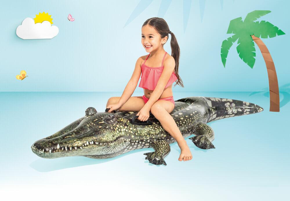Boia Infantil Jacare Estampado Intex