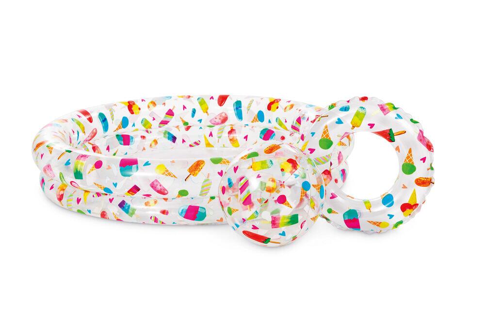 Piscina Infantil 150l Star Estampado Com Acessórios Intex